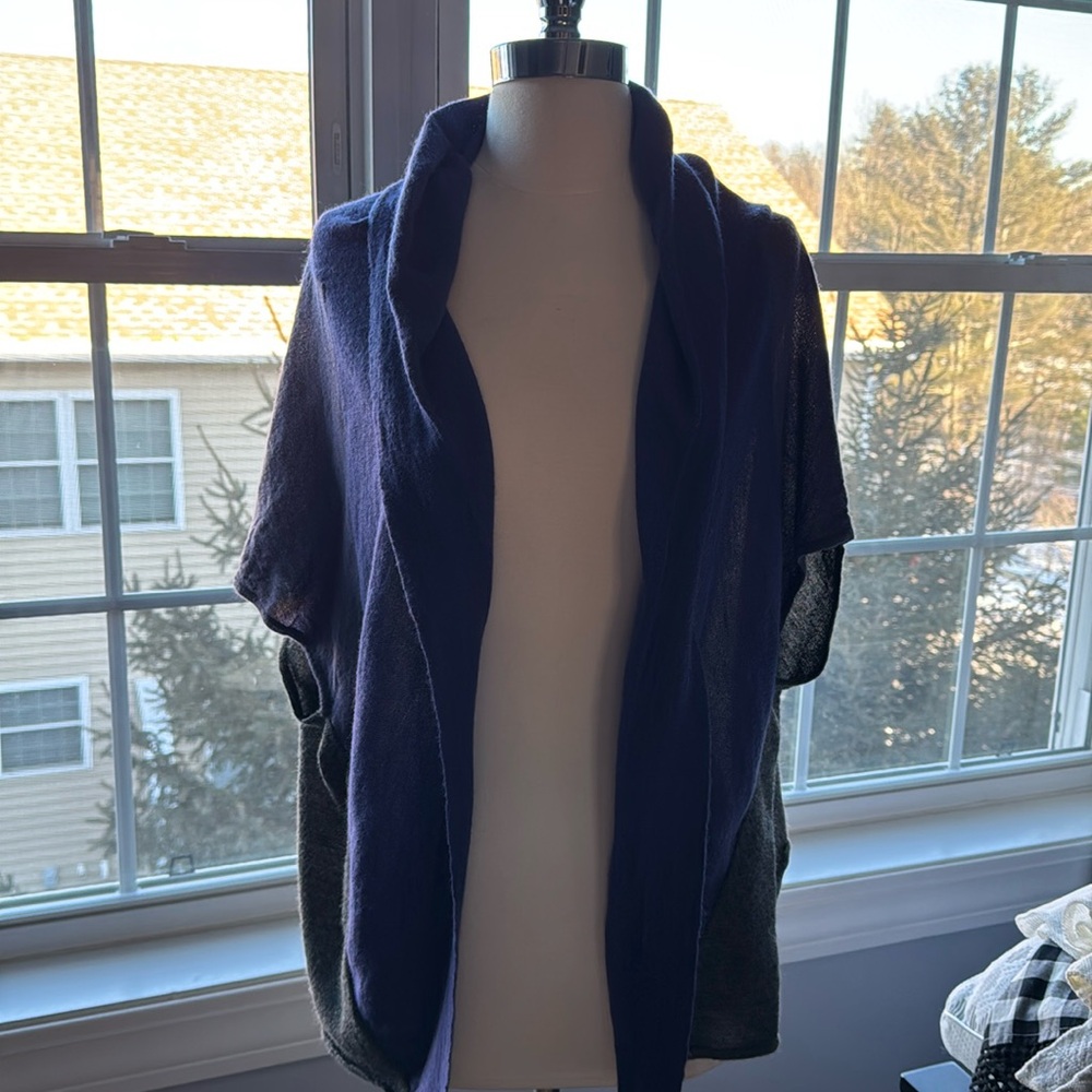 Eileen Fisher Cardigan Size Small Color Block